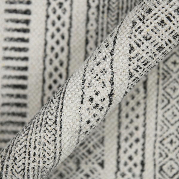 Charcoal Dune Geometric Flat Weave Area Rug