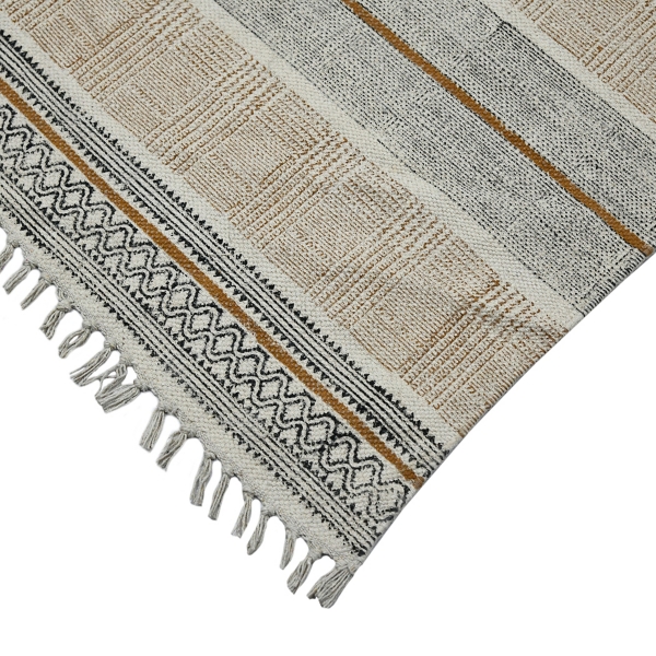 Dune Geometric Flat Weave Area Rug