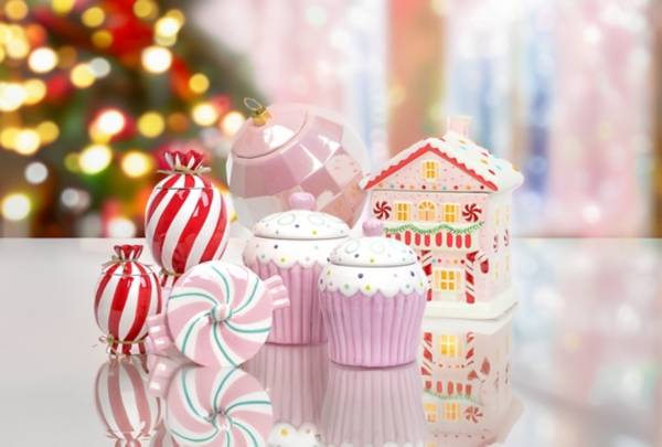 Disco Ball Christmas Cookie Jar