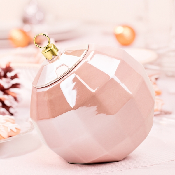 Disco Ball Christmas Cookie Jar