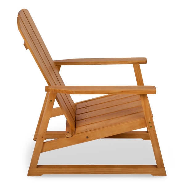 Natural Pinewood Adirondack Chair
