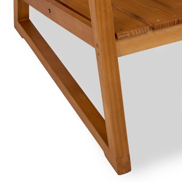 Natural Pinewood Adirondack Chair