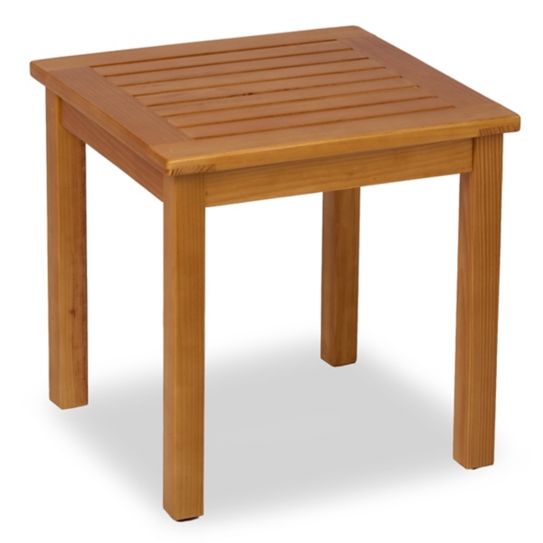 Natural Pinewood Side Table