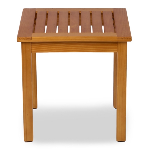 Natural Pinewood Side Table