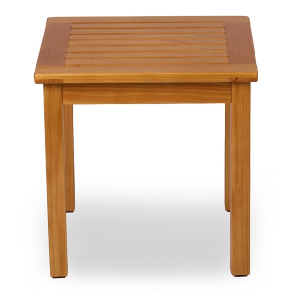 Natural Pinewood Side Table