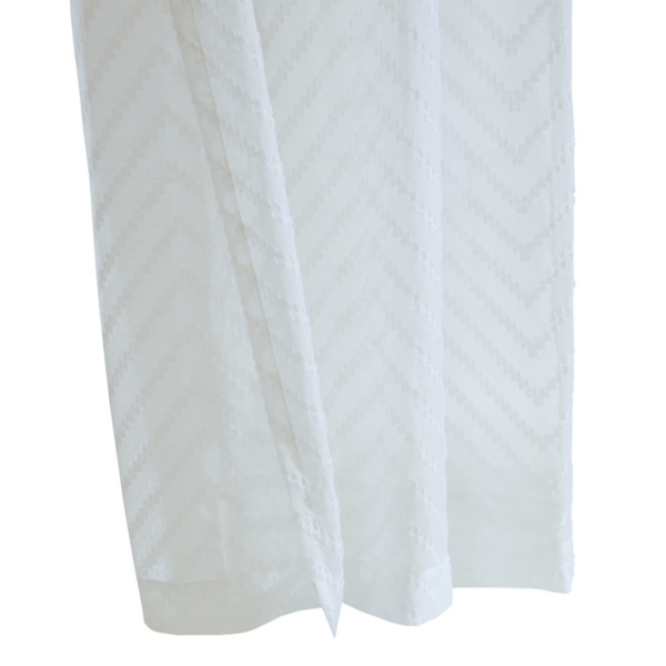 Regina Sheer White Grommet Curtain Panel
