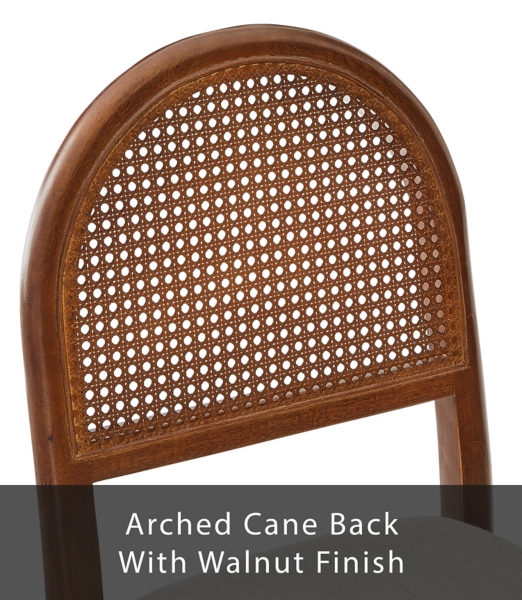 Cream Upholstered Kennedy Dining Chairs, Set of 2