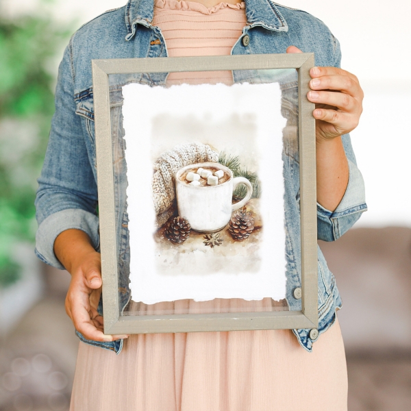 Christmas Cocoa Framed Art Print