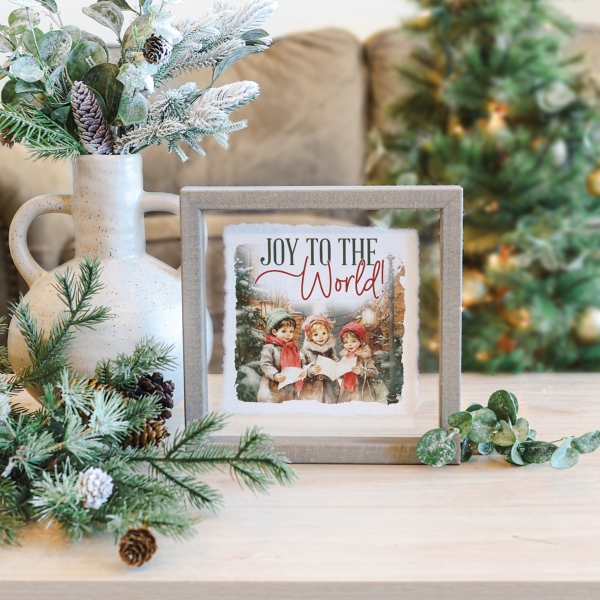 Joy to the World Framed Art Print