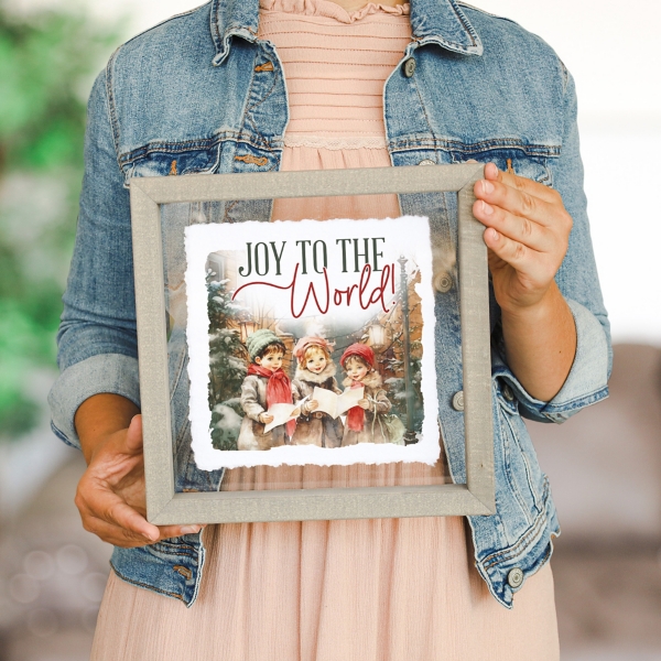 Joy to the World Framed Art Print