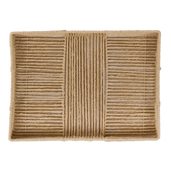 Natural Paper Rope Decorative Tray