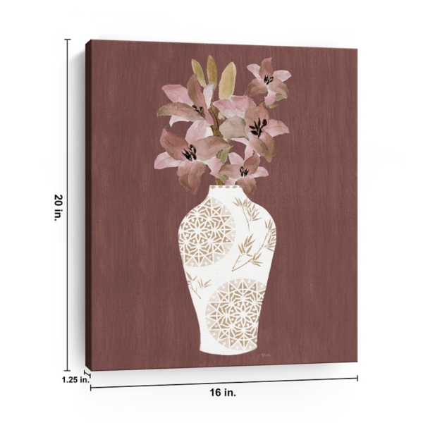 Romantic Florals II Canvas Art Print