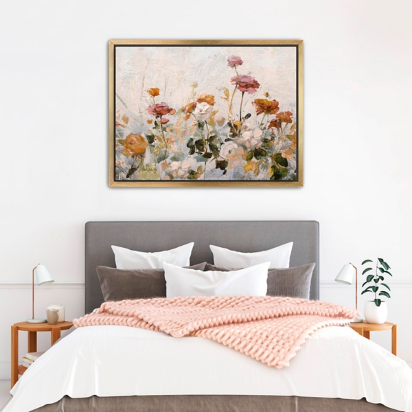 Persian Buttercups Framed Canvas Art Print
