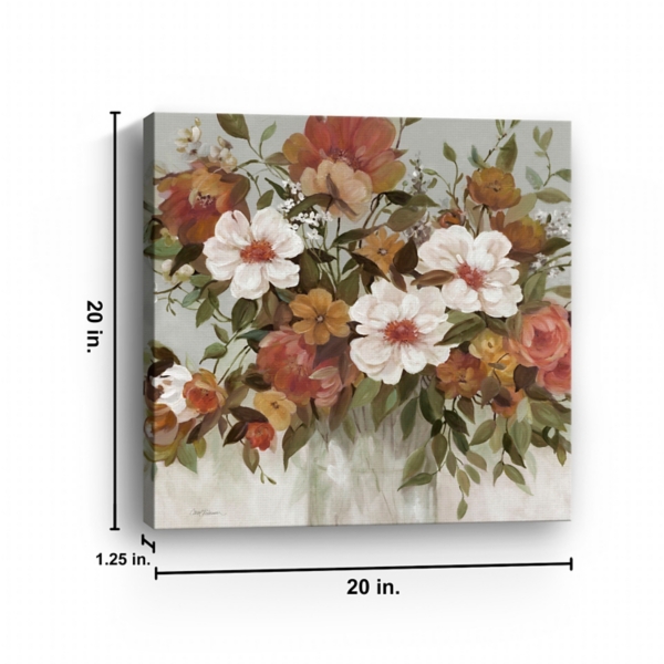 Classic Bouquet Canvas Art Print