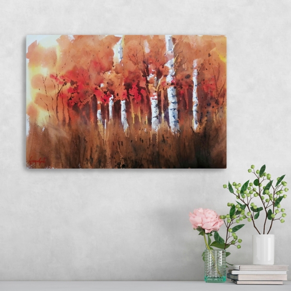 Autumn Landscape III Canvas Art Print