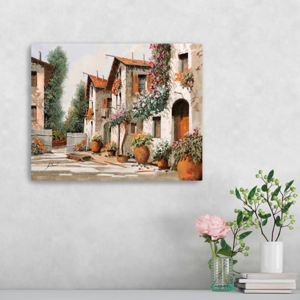 Piazza Verde Canvas Art Print, 16x20