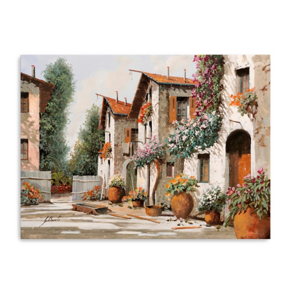 Piazza Verde Canvas Art Print, 30x40