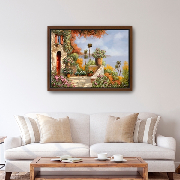 Silenzio di Elena Framed Canvas Art Print