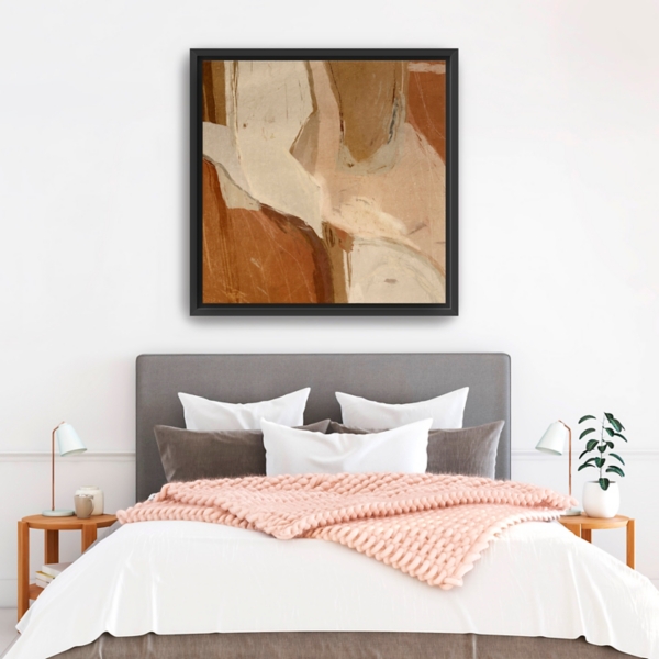 Earth’s Surface Framed Canvas Art Print