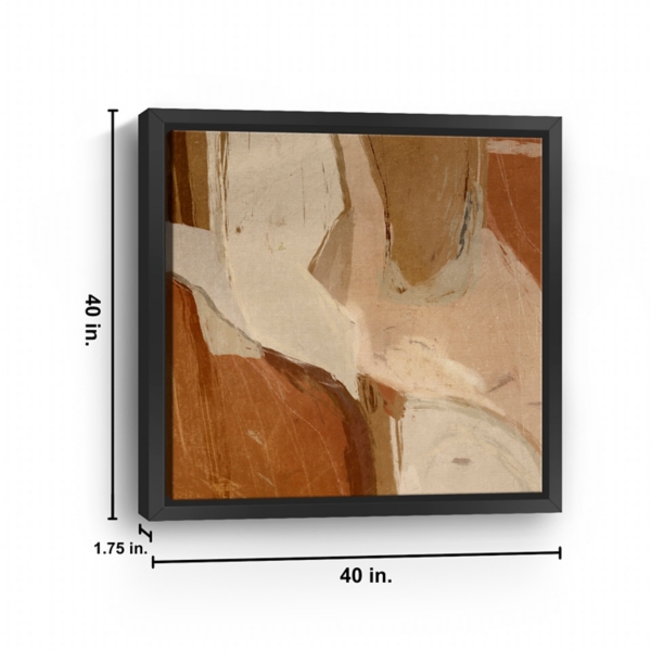 Earth’s Surface Framed Canvas Art Print