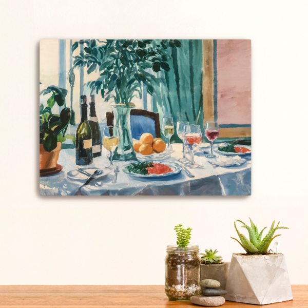 Fine Dining Canvas Art Print