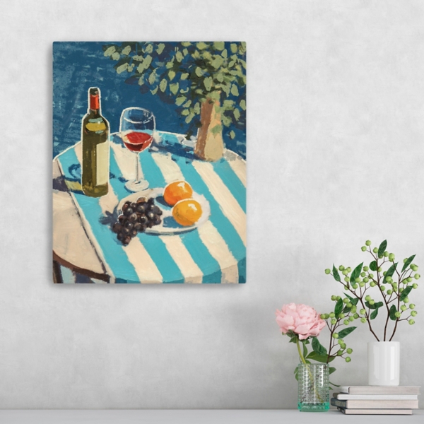 Fine Like Wine Canvas Art Print