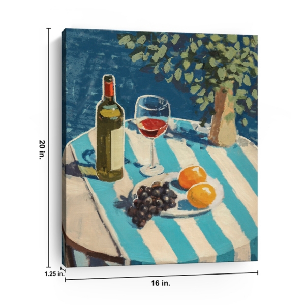 Fine Like Wine Canvas Art Print