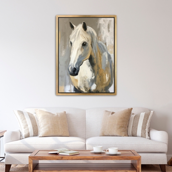 Glorious Mare Framed Canvas Art Print