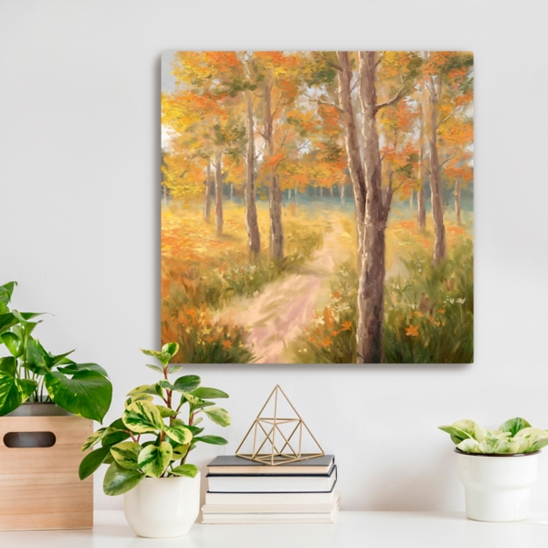 Fall Forest Canvas Art Print