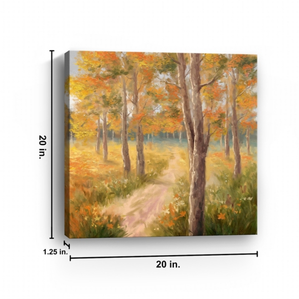 Fall Forest Canvas Art Print
