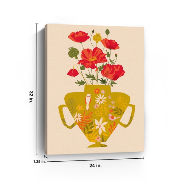 Autumn Vase Canvas Art Print, 24x32