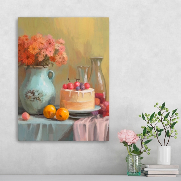 Harvest Meal Canvas Art Print