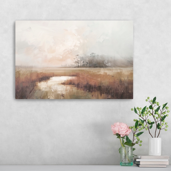 Riverbend Reflections I Canvas Art Print