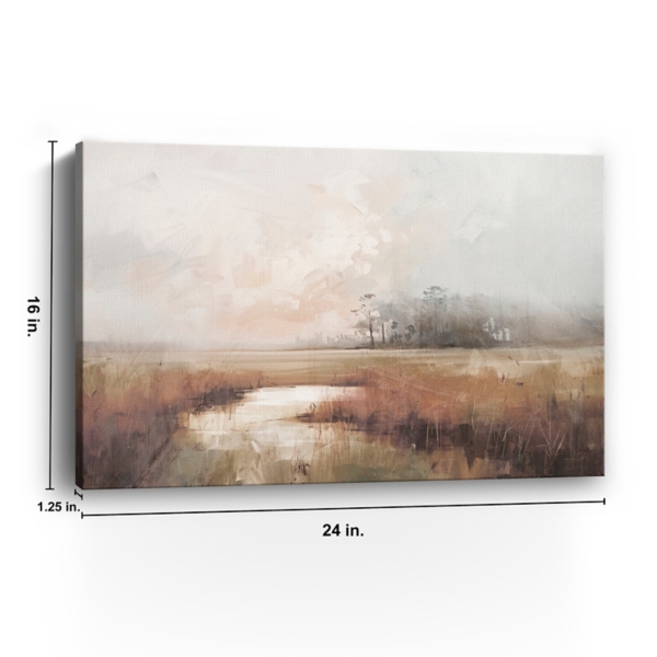 Riverbend Reflections I Canvas Art Print