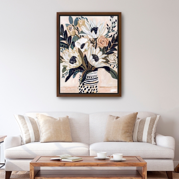 Botanical Bliss III Framed Canvas Art Print
