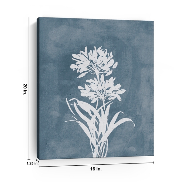 Blue Terra Chic I Canvas Art Print