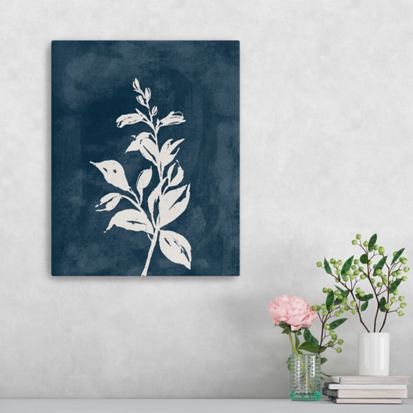 Blue Terra Chic II Canvas Art Print