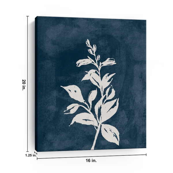 Blue Terra Chic II Canvas Art Print