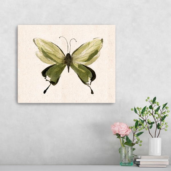 Midcentury Butterfly II Canvas Art Print