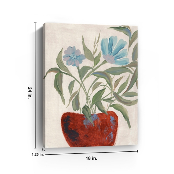 Floral Growth Canvas Art Print