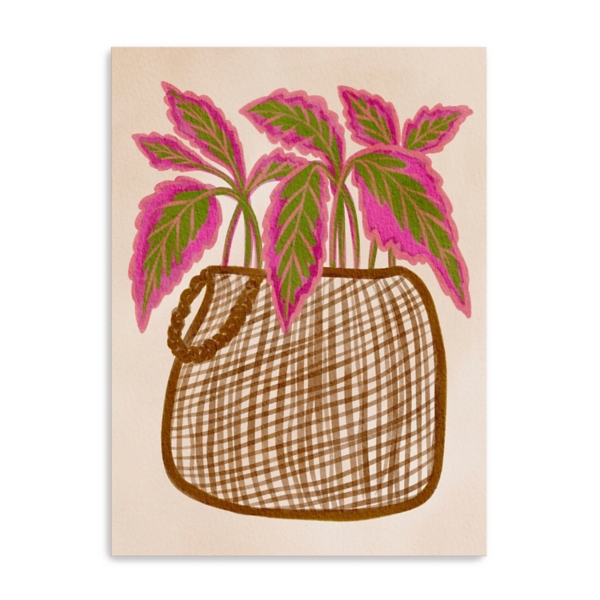 Foliage Basket Canvas Art Print, 24x32