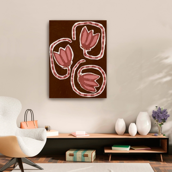 Modern Bloom IV Canvas Art Print, 24x32