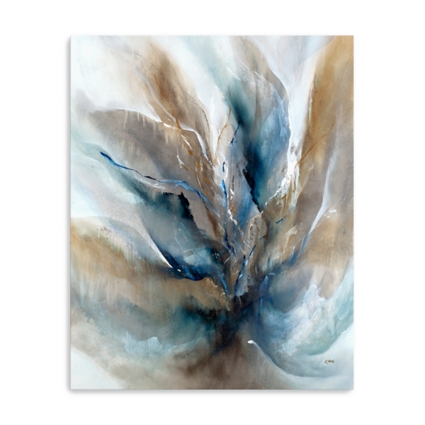 Indigo Crystals Canvas Art Print, 24x30