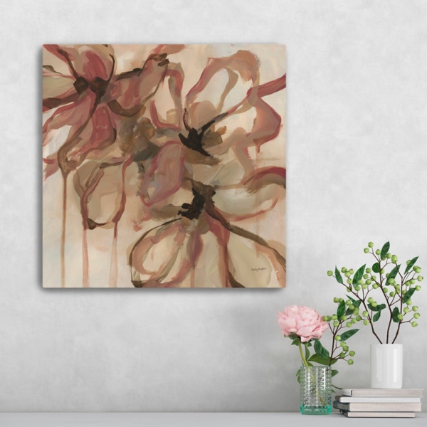Amelia Floral Canvas Art Print, 20x20