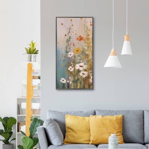 Tranquil Meadow Framed Canvas Art Print
