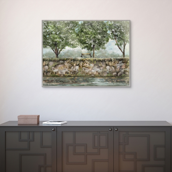 Perfect Spot Framed Canvas Art Print