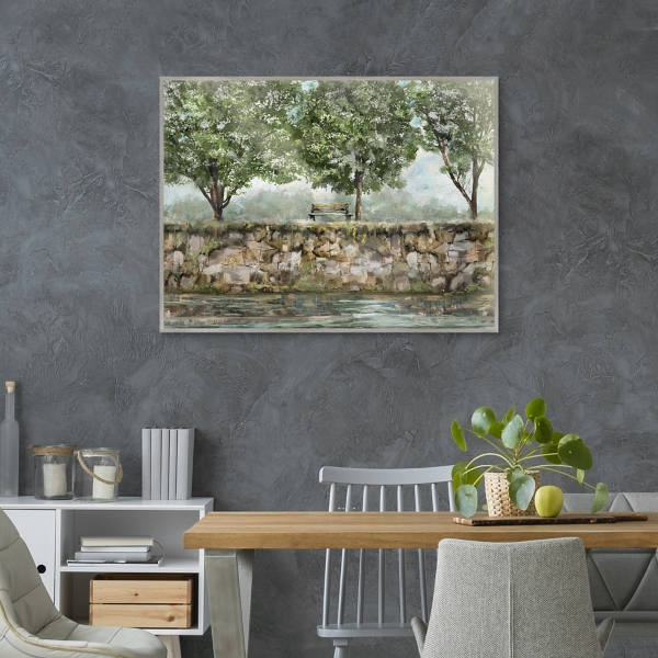 Perfect Spot Framed Canvas Art Print