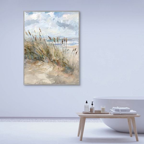 Yonder Drifts Framed Canvas Art Print