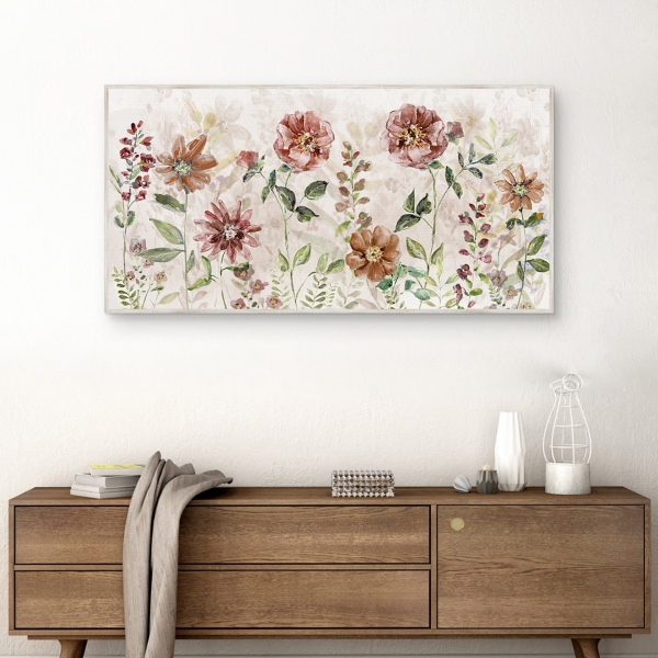 Fall Awakening Framed Canvas Art Print