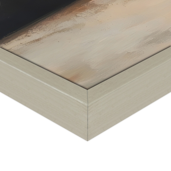 Elegant White Bouquet Framed Canvas Art Print